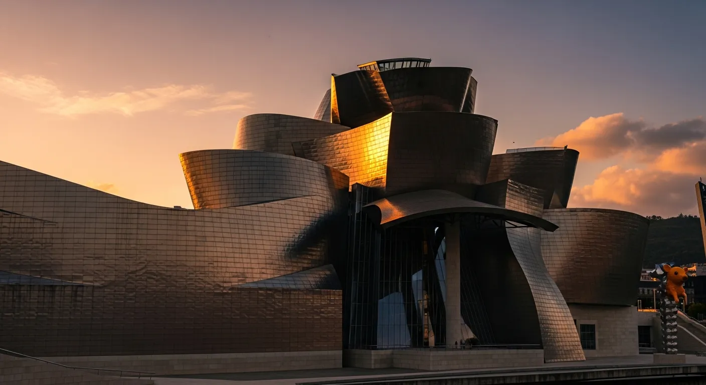 Exterior of the Guggenheim Museum Bilbao