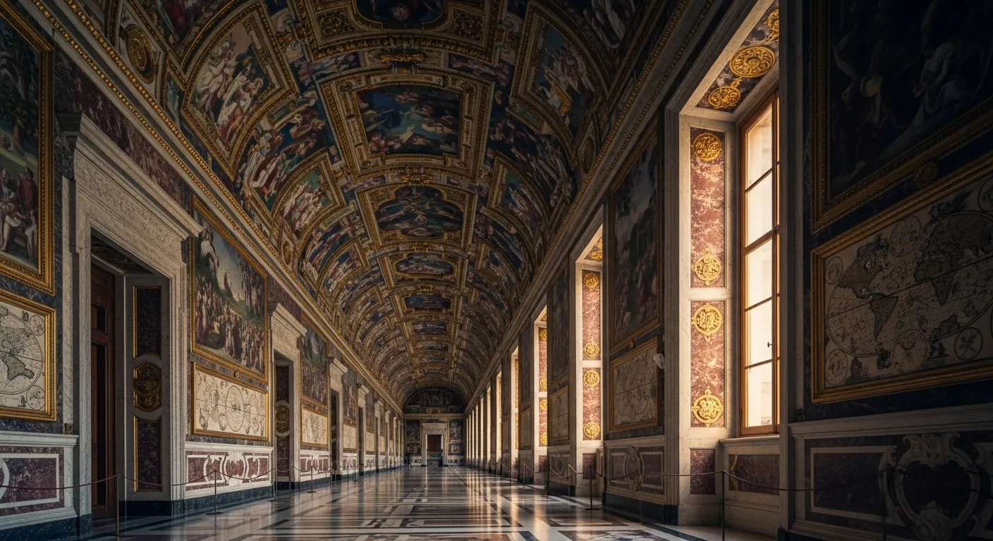 Interior of the Vatican Museums